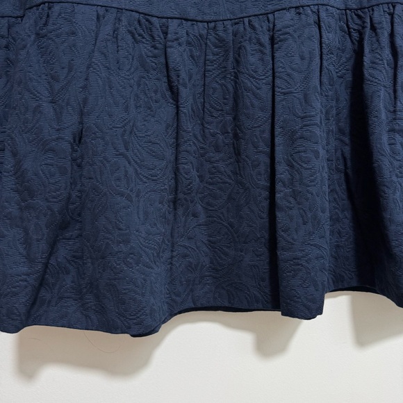 J. Crew Factory Floral Jacquard Pleated Flare Skirt - Picture 5 of 11